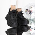 Dámske topánky na platforme 3SJN35 Čierna | Mei